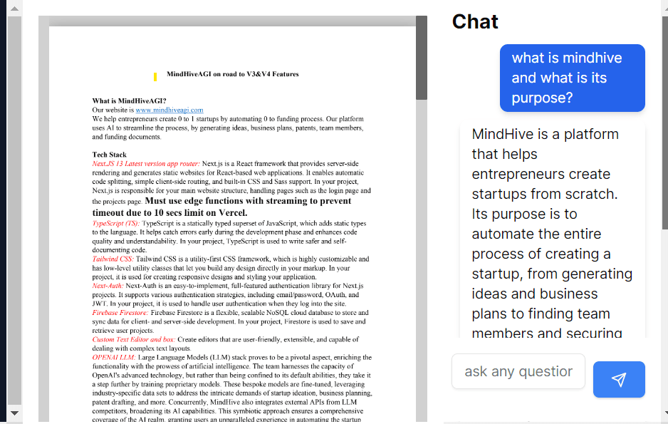 ChatPDF (Gen AI)